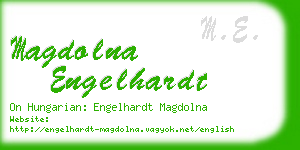 magdolna engelhardt business card